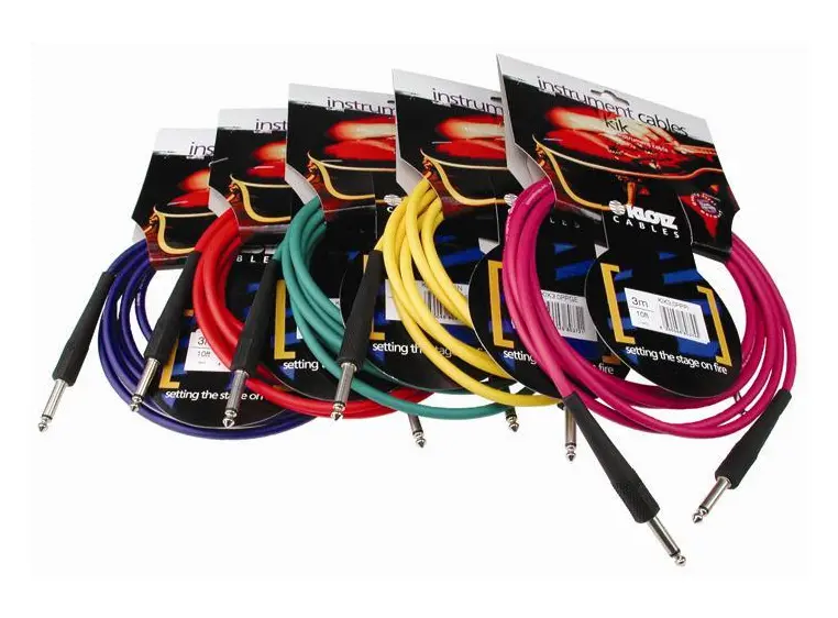 Klotz KIK3RT gitarkabel 3 m rød 
